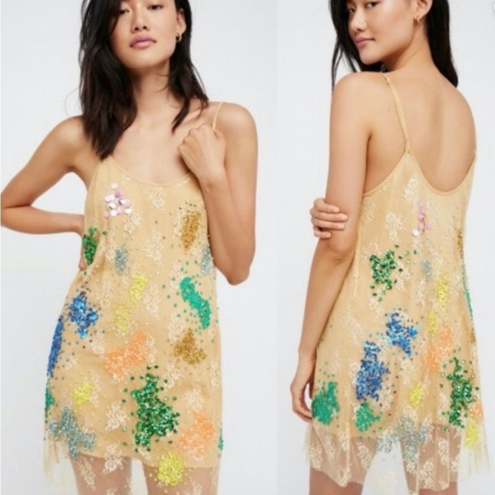Free People Happy Birthday Slip Dress